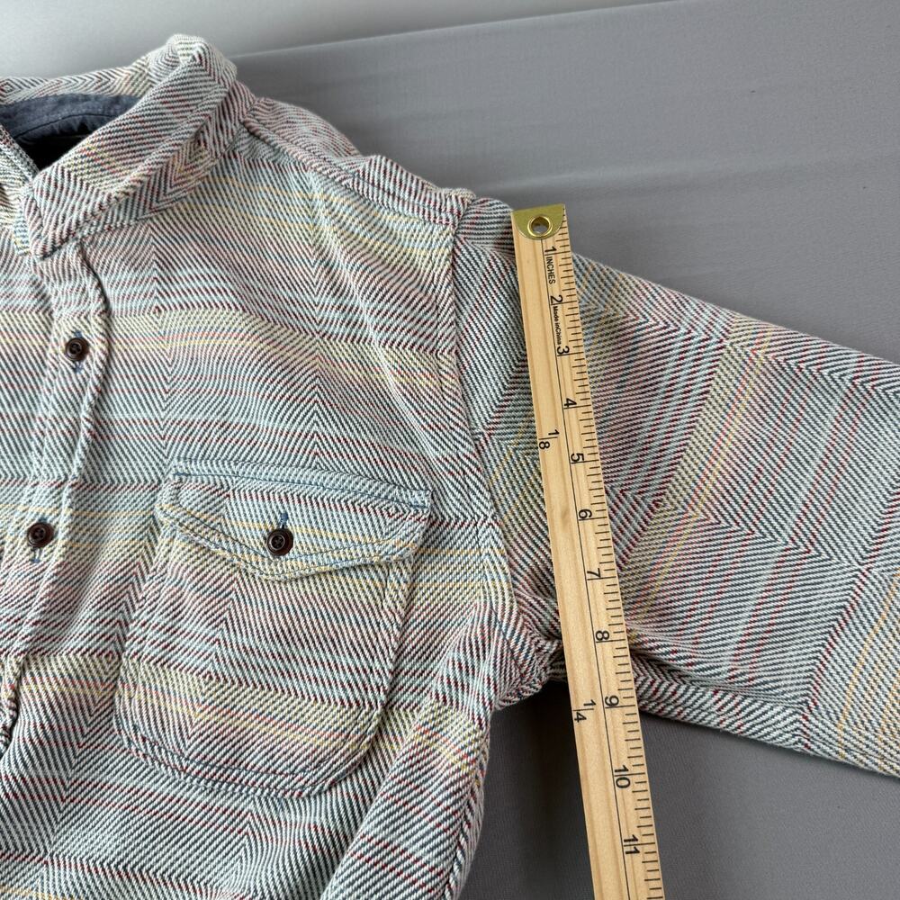 Outerknown Multicolor Striped Casual Button Down … - image 9